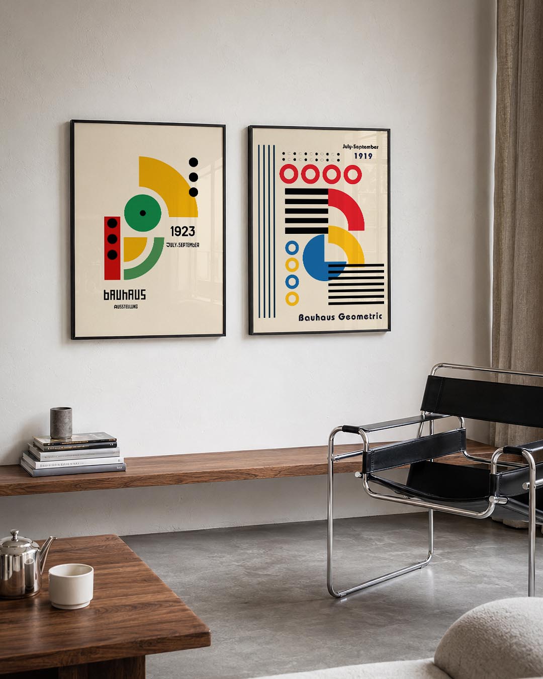 Vormen en kleurvlakken Posterset