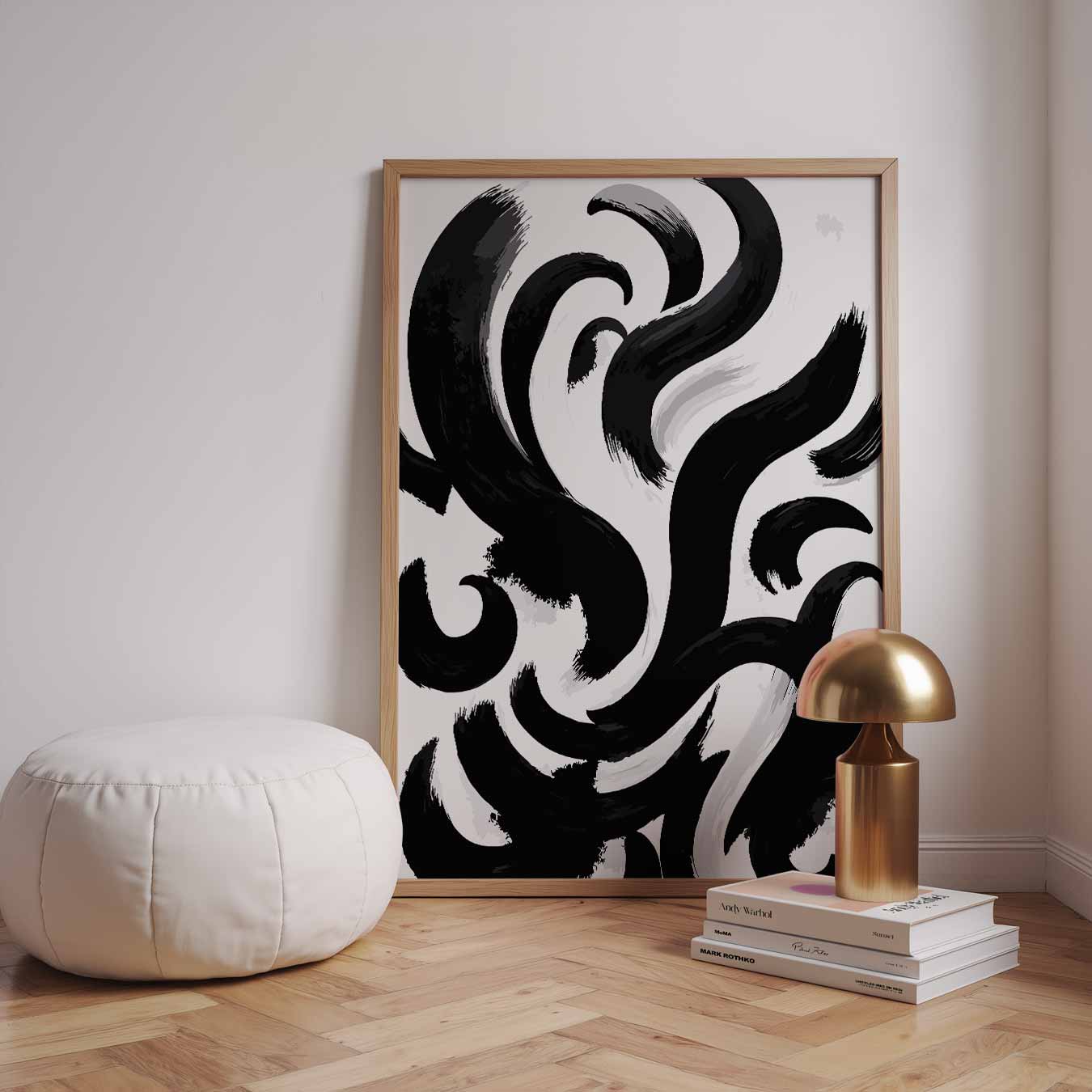 Vloeiende Stroom Poster-WallArtistic