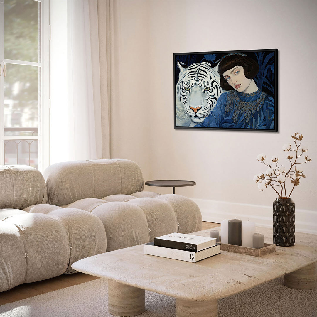 Dromerige tijger Kunstwerk