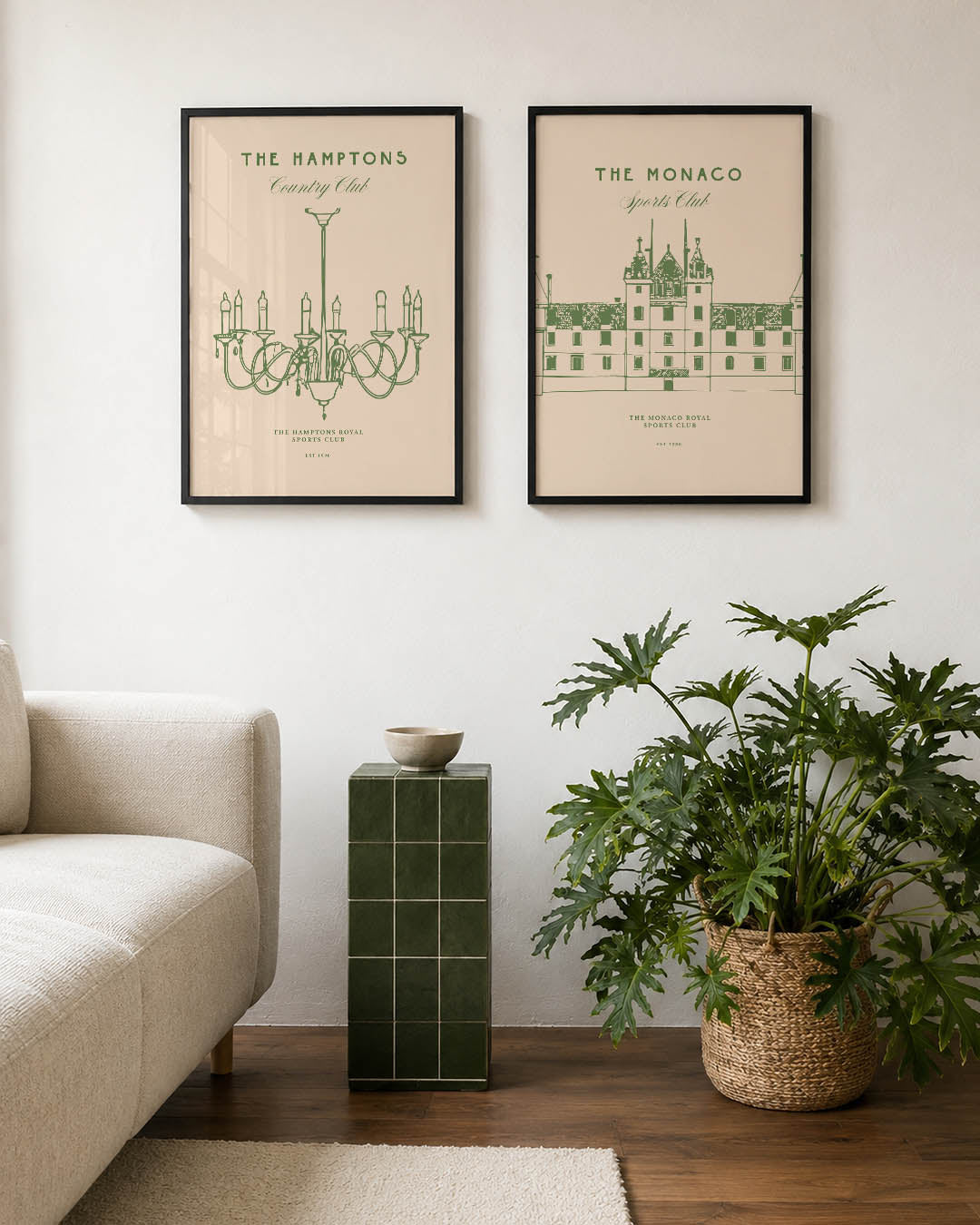 Kroonluchter elegantie Posterset