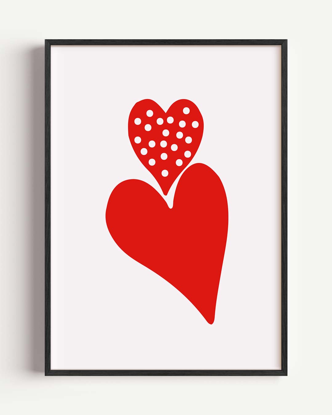 Liefdeshartjes Wall Art Poster-WallArtistic