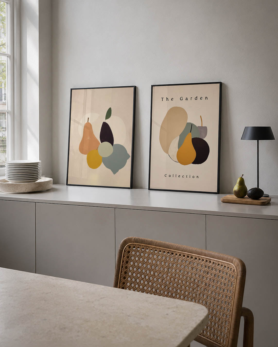 Vormenspel en kleur Posterset