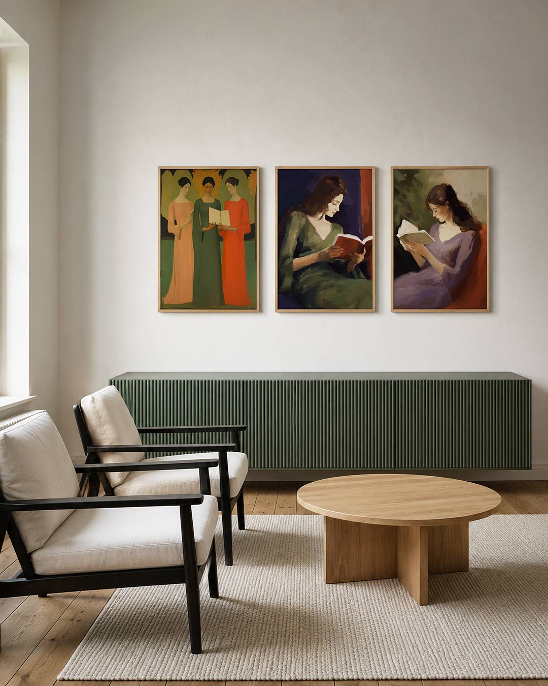 Vorm en kleurharmonie Posterset