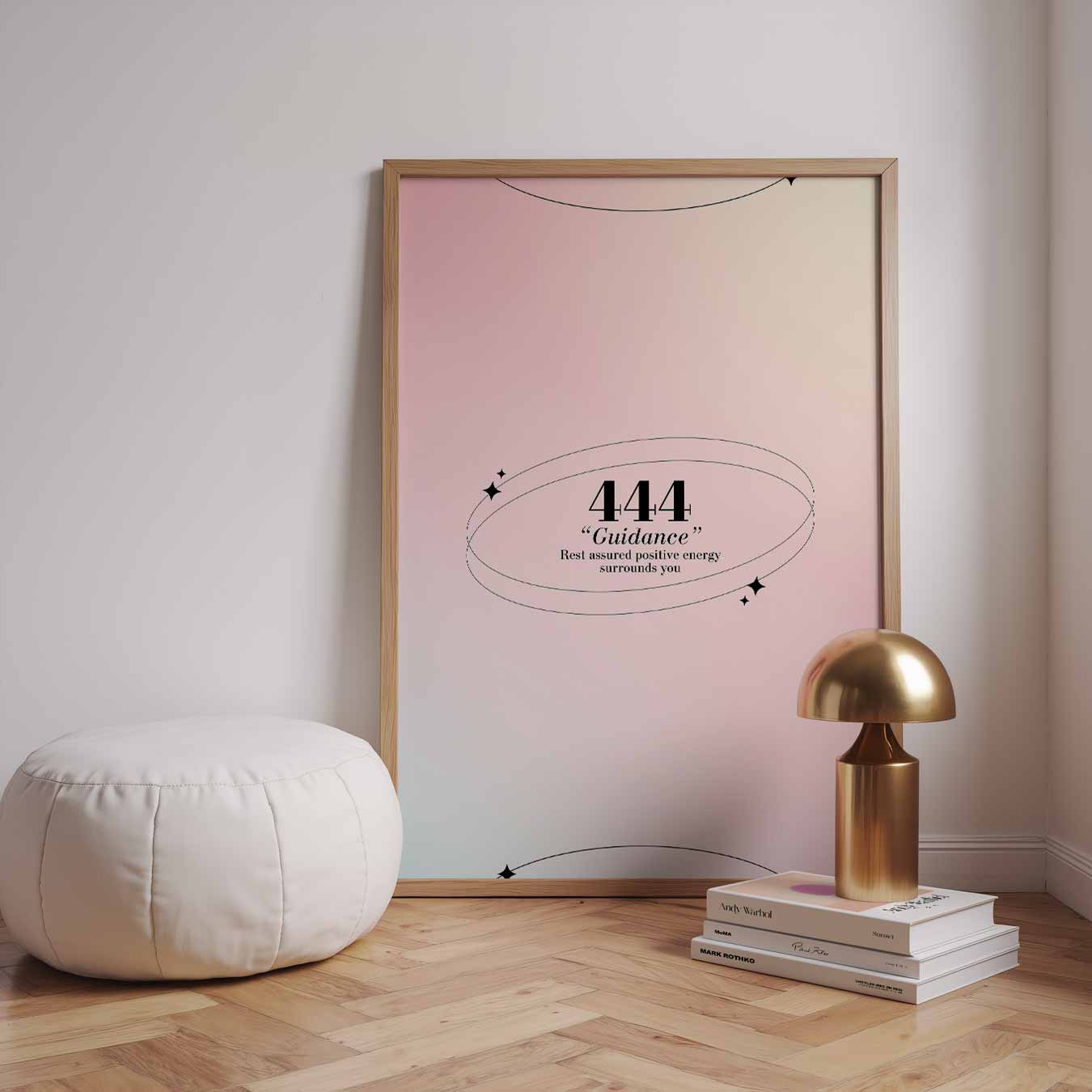 Inspirerende 444 Poster-WallArtistic