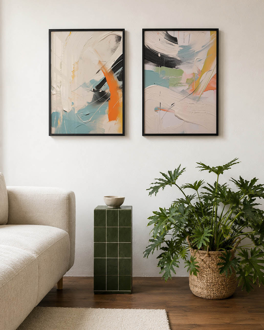 Kleurige vegen Posterset