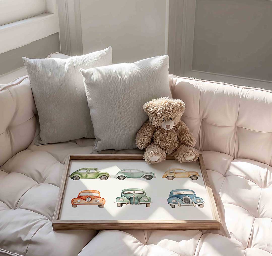 Klassieke auto's Poster