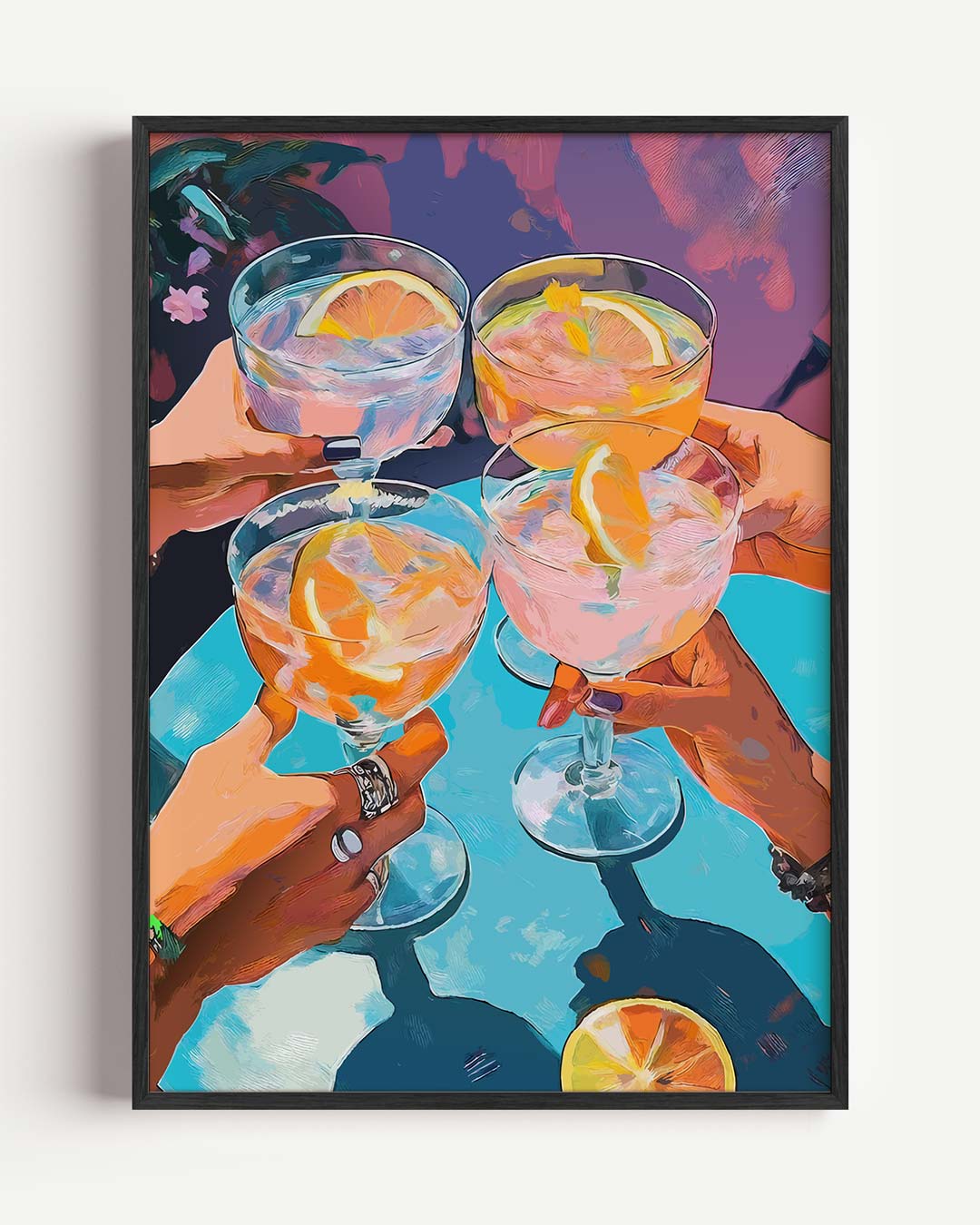 Vrolijke Zomer Cheers Poster-WallArtistic