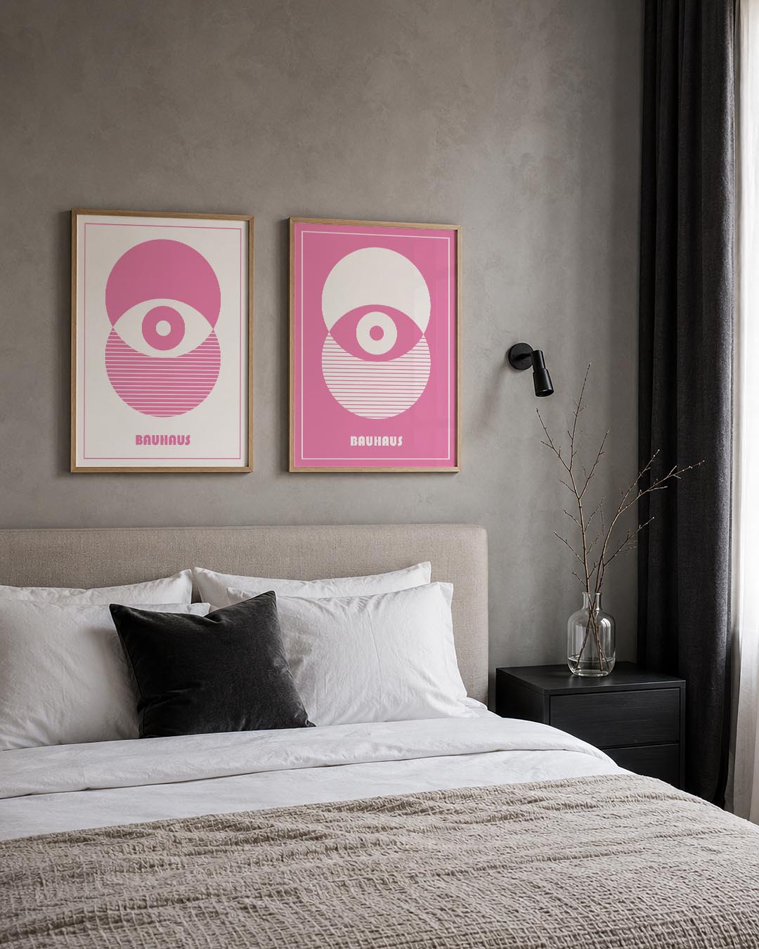 Cirkel en strepen Posterset