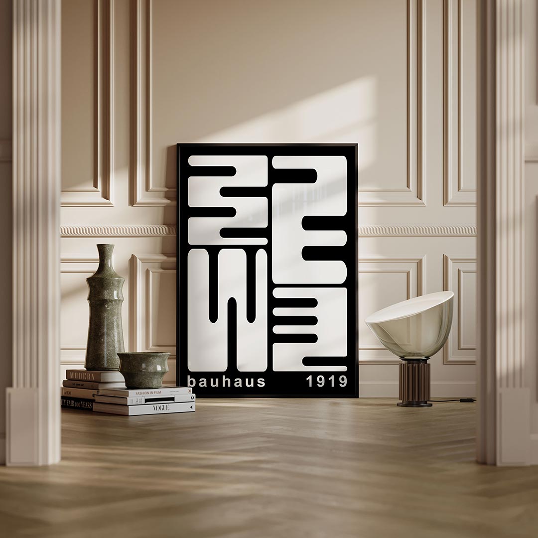 Lijnen en vlakken Poster