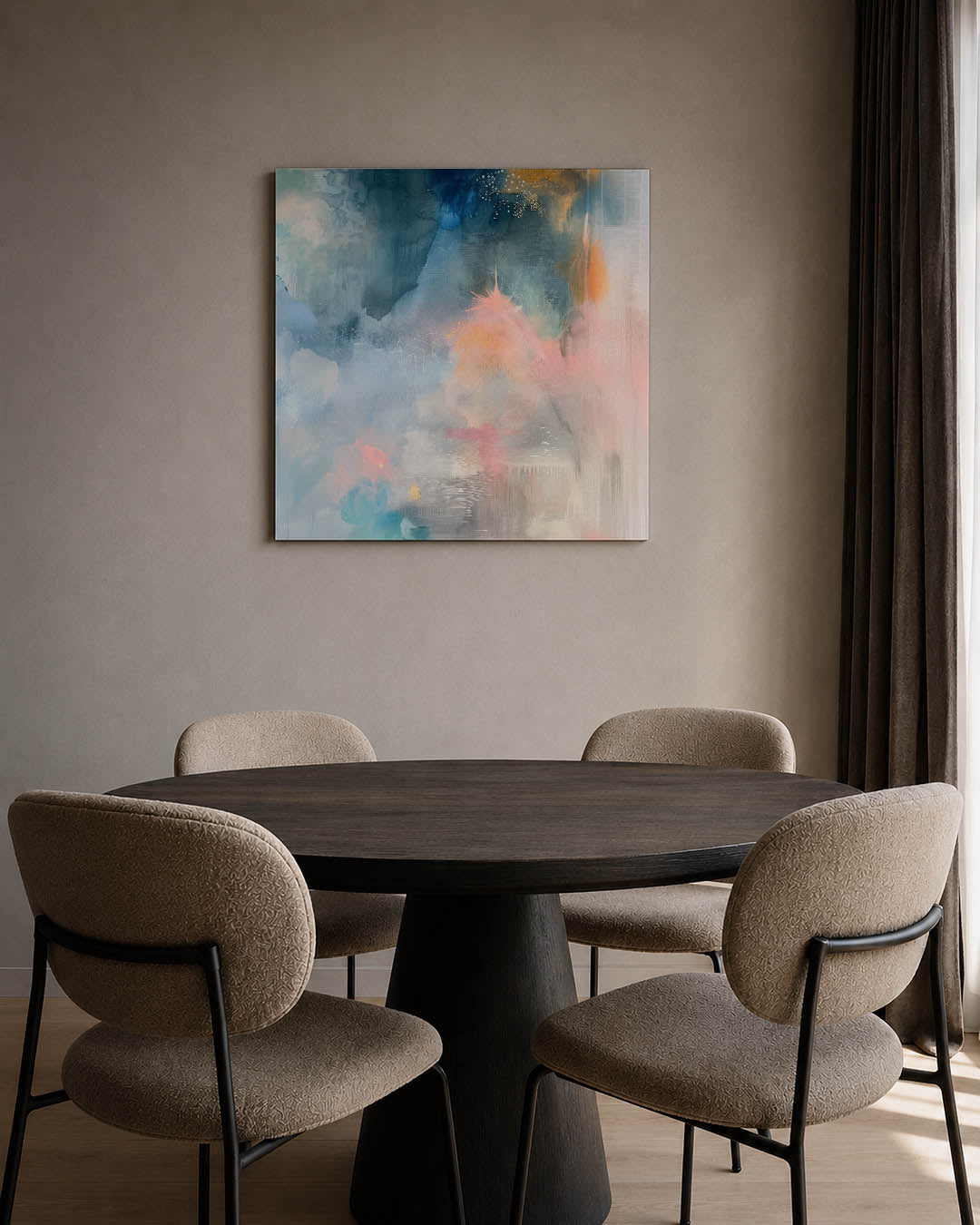 Dromerige kleurenexplosie Kunstwerk