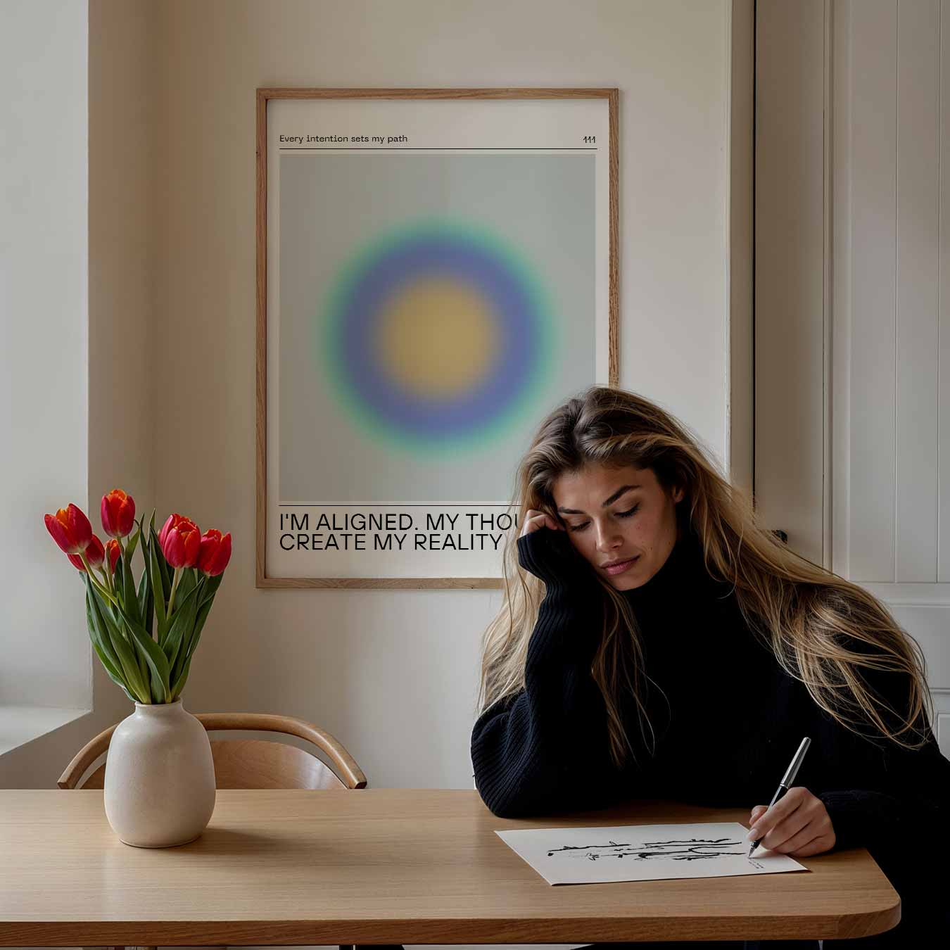Positieve Intenties Poster-WallArtistic