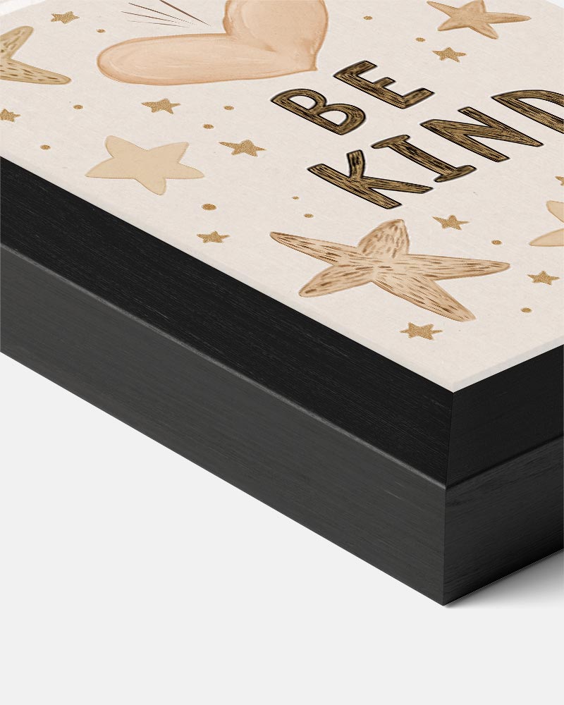 Inspirerende Be Kind Sterren Poster-WallArtistic