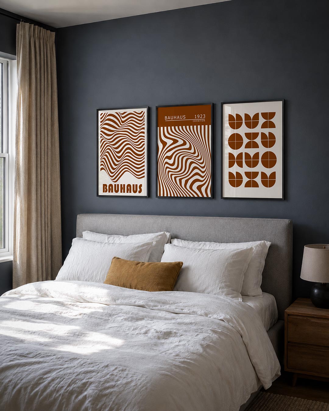 Golvend lijnenspel Posterset