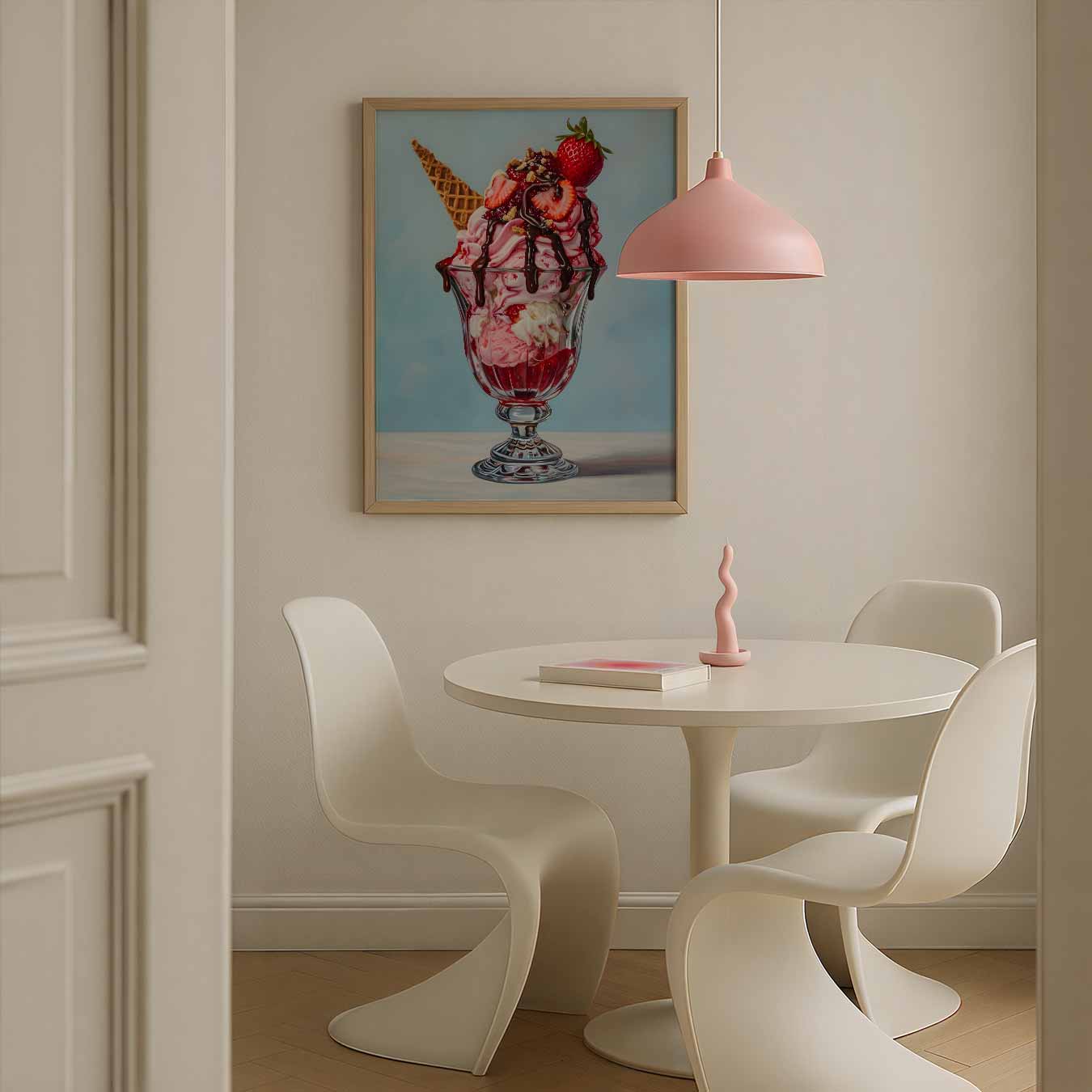 Zoete Verleiding IJscoupe Poster-WallArtistic
