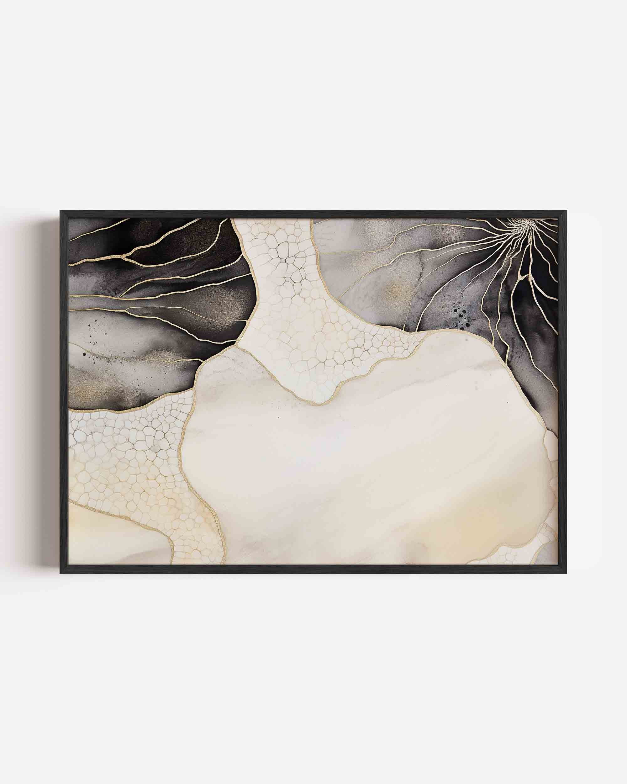 Abstracte lijnen en patronen Poster