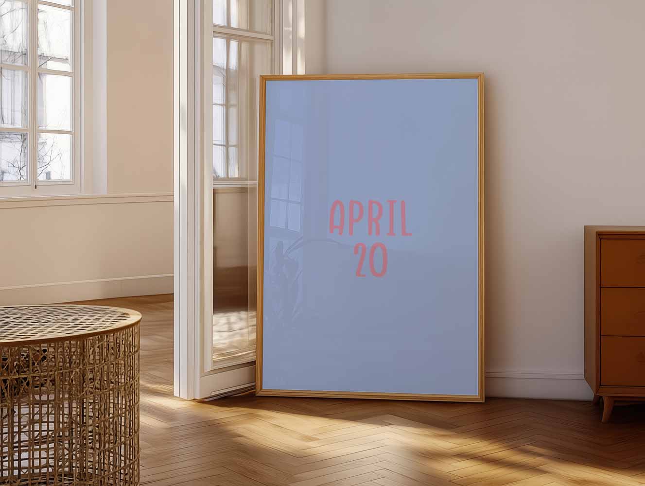 Stijlvolle April Poster-WallArtistic