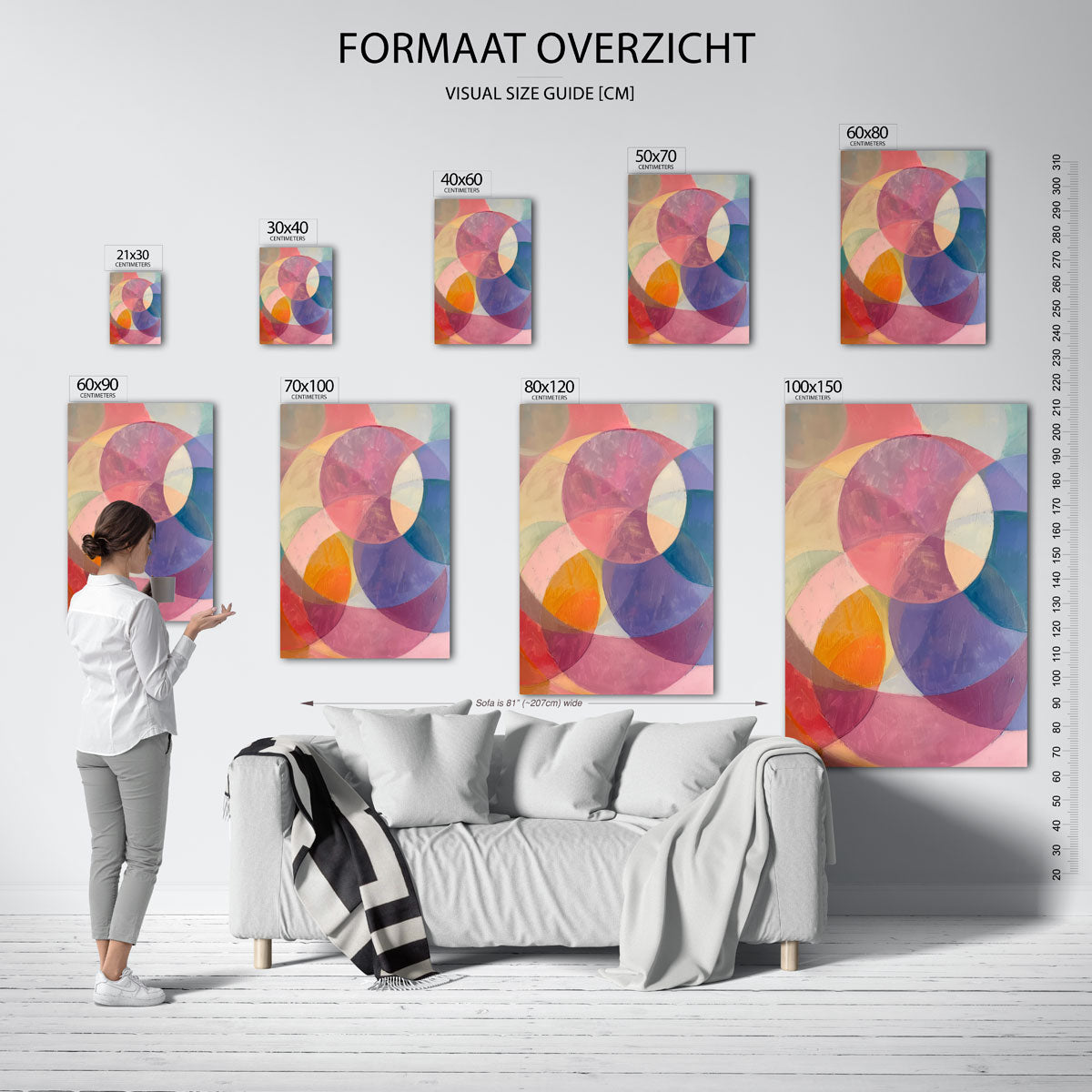 Ronde vormen Poster