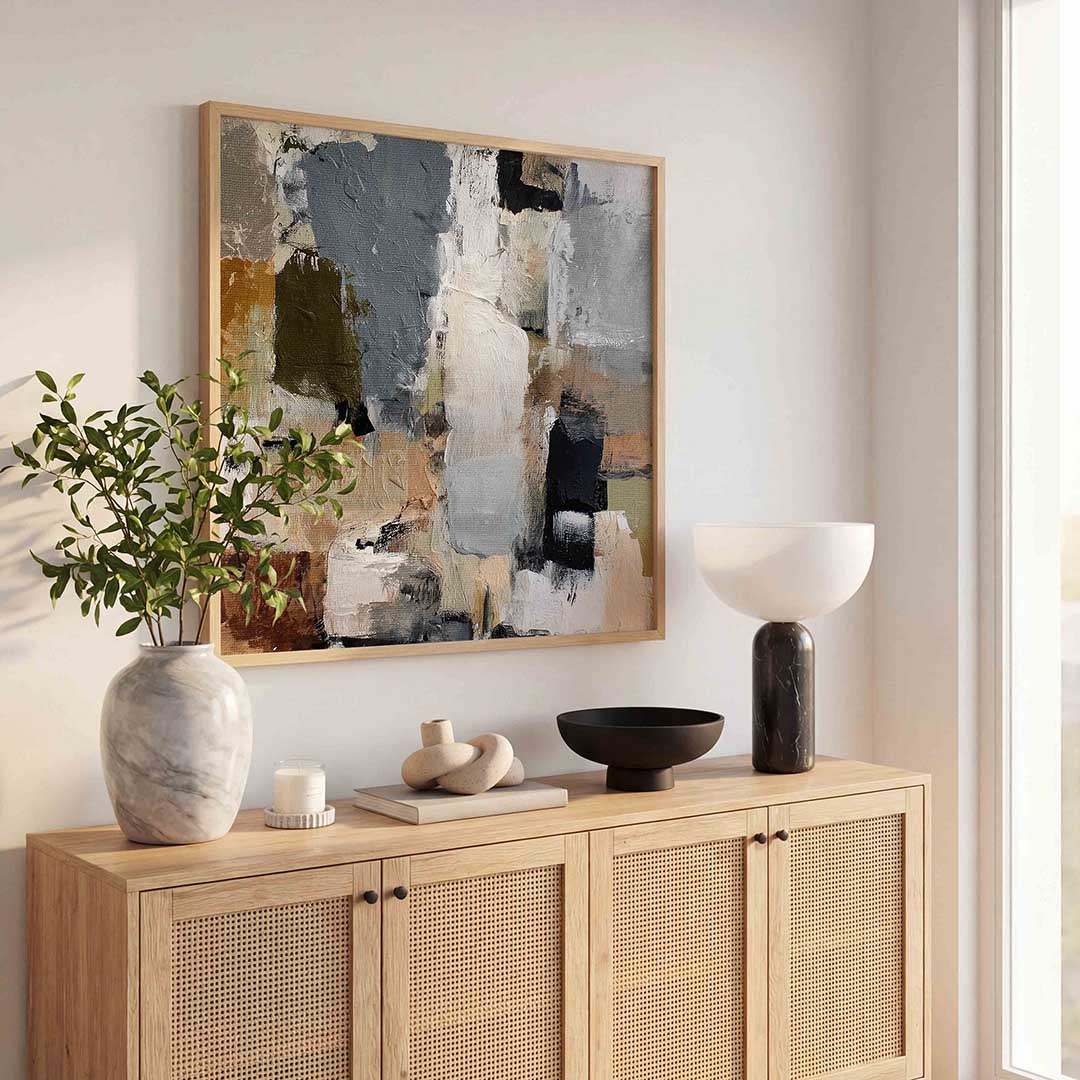 Abstracte vormen Poster