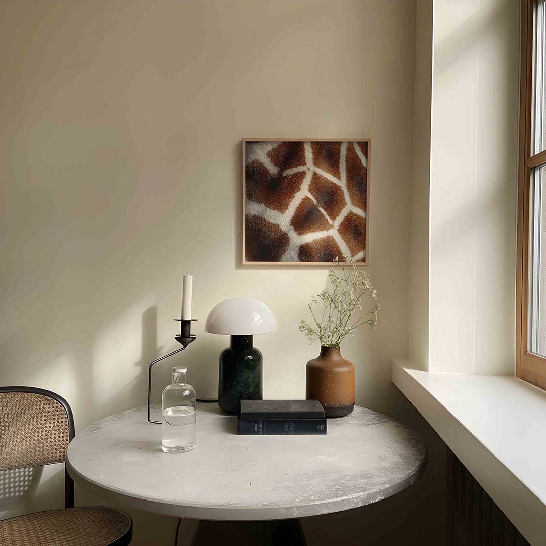 Giraffe patroon Poster