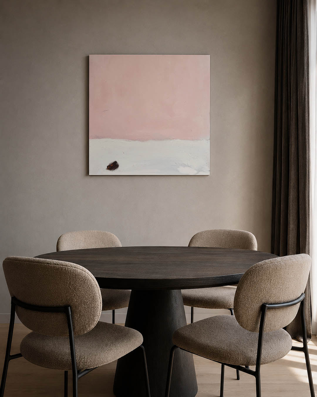 Zachte kleurvlakken Kunstwerk