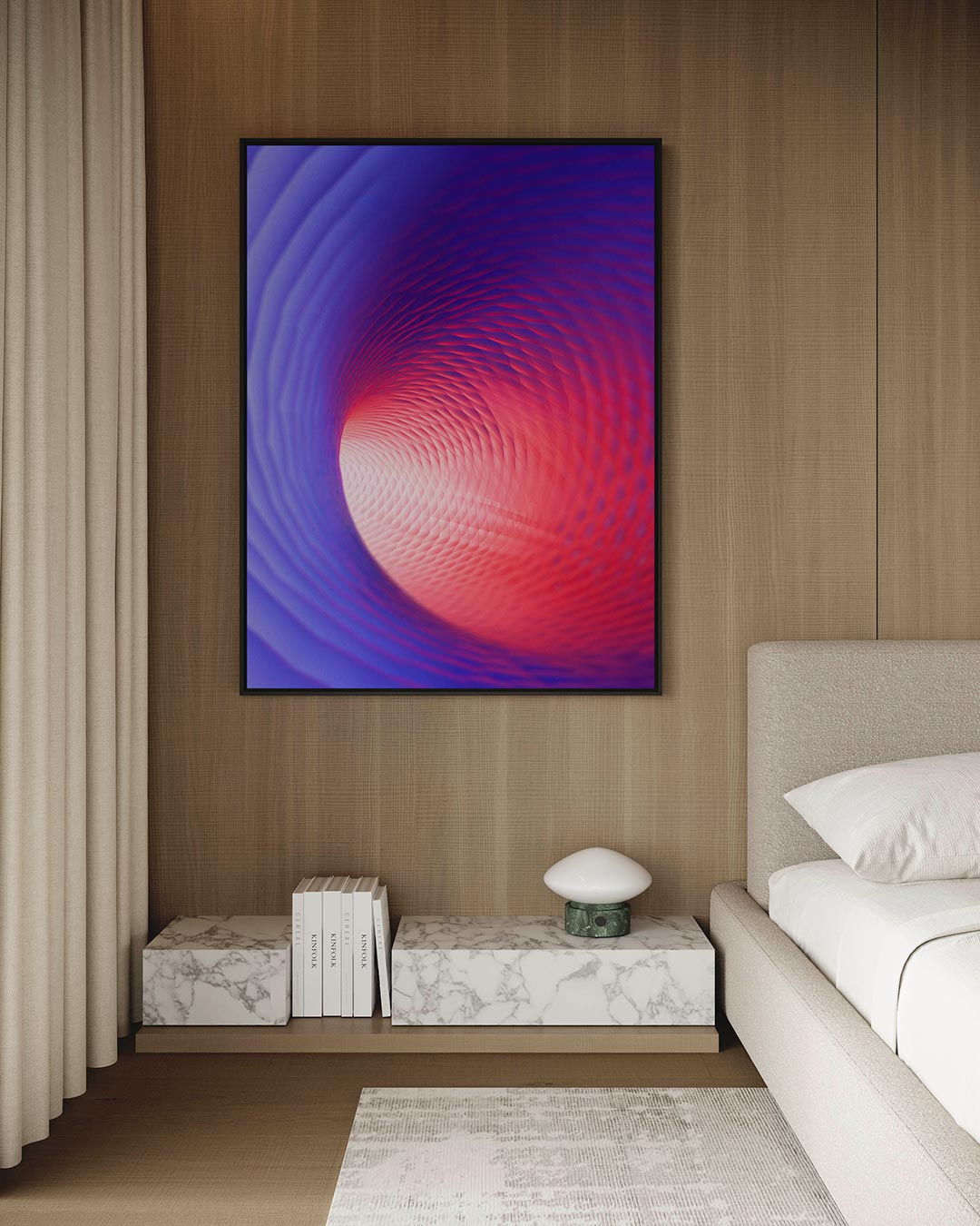 Dynamische kleurpatronen Kunstwerk