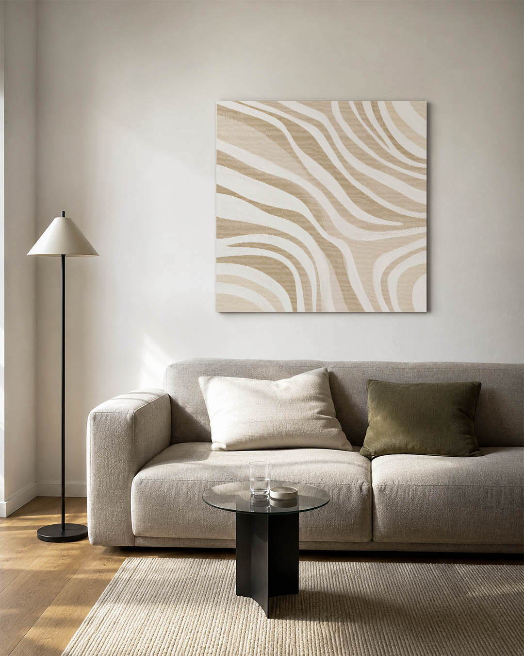 Golvende lijnen Kunstwerk
