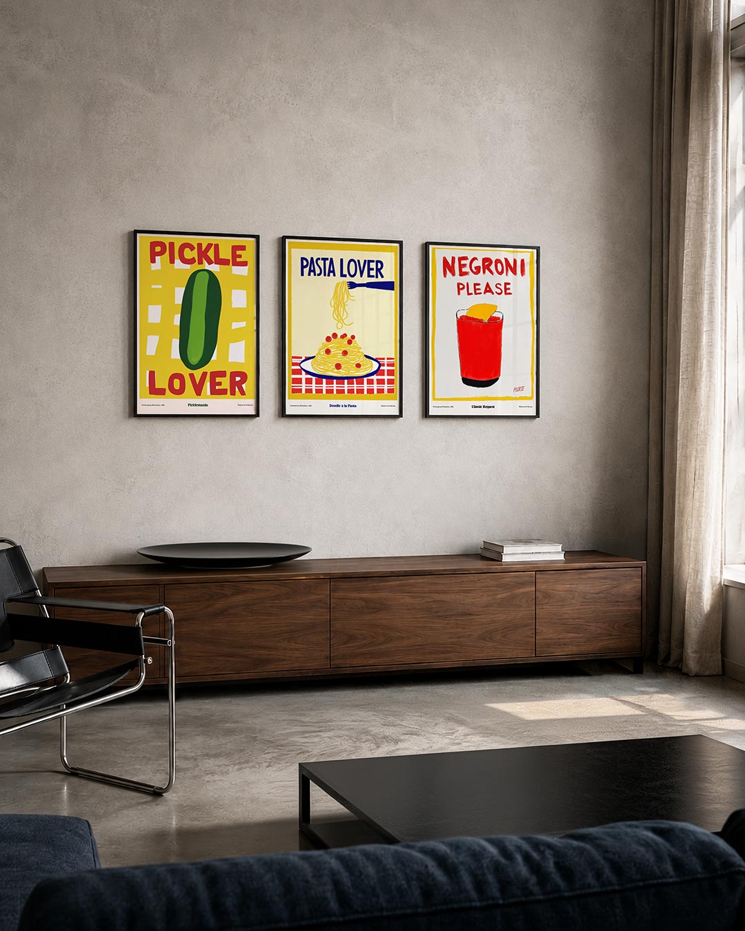 Kleurrijke expressie Posterset