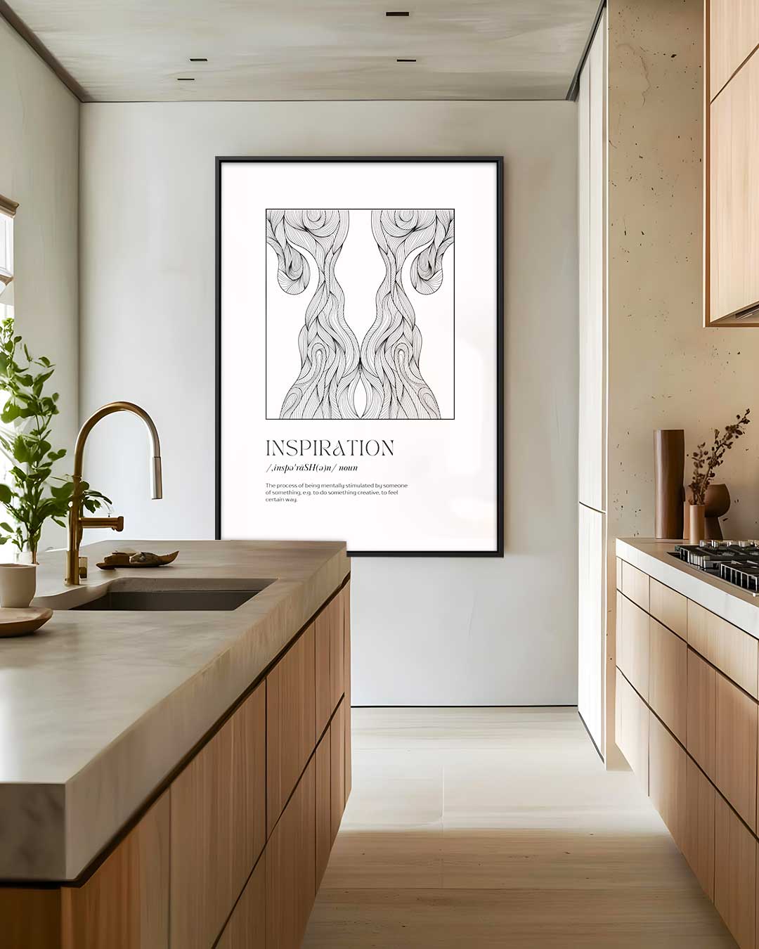 Inspiratie in Lijnen Kunstwerk-canvas-dibond-plexiglas-wanddecoratie-WallArtistic