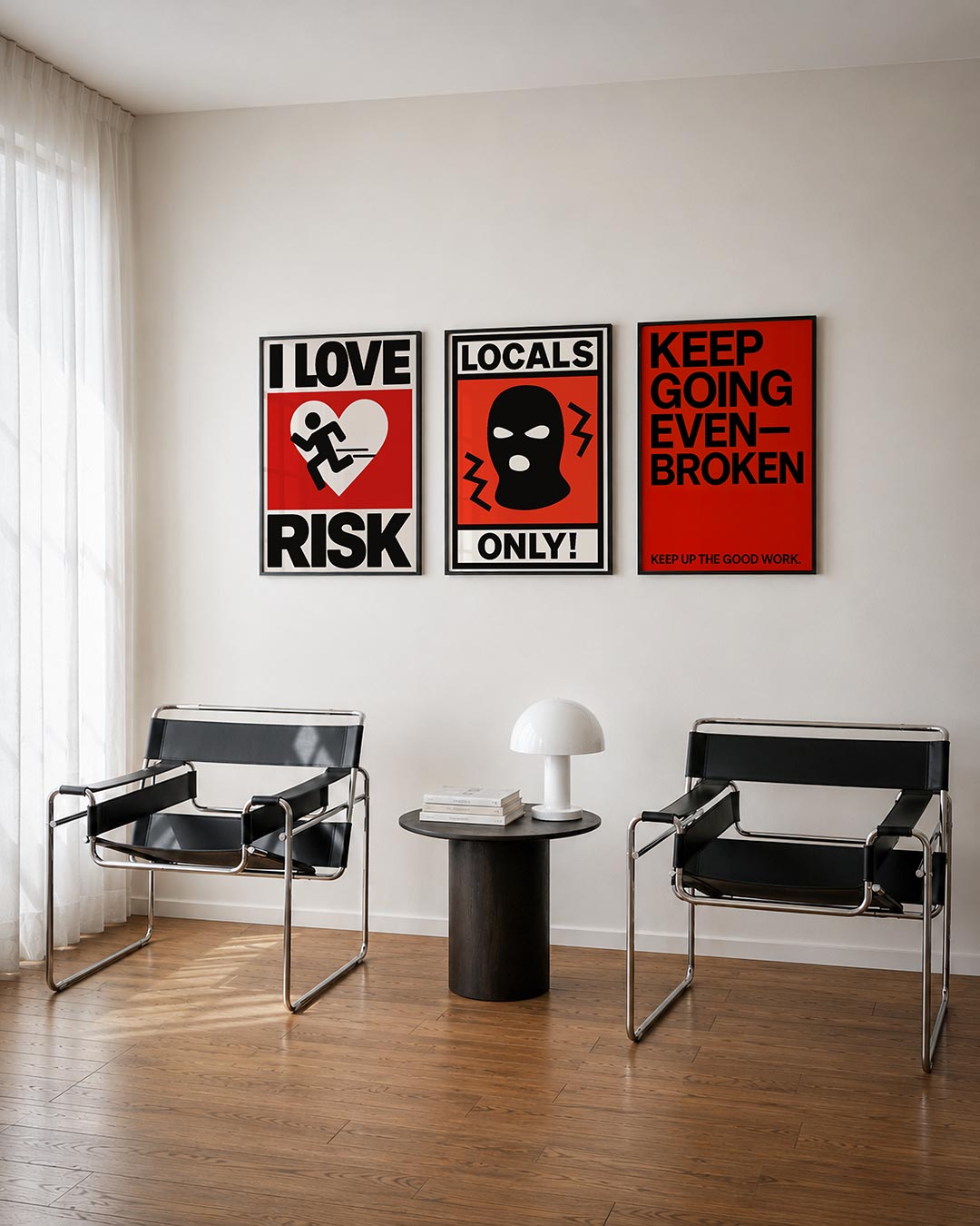 Dynamisch lijnenspel Posterset