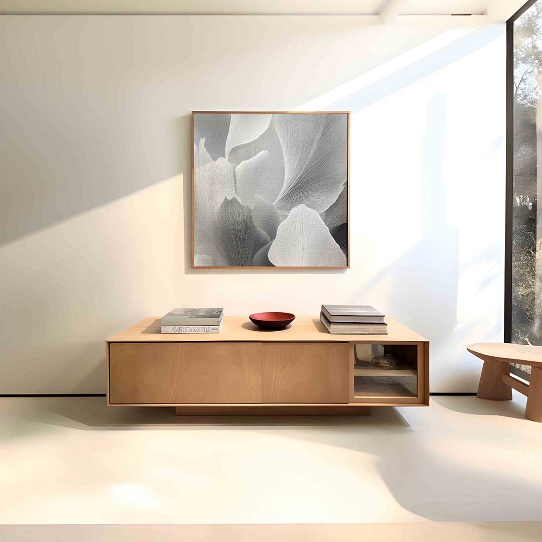 Abstracte bladeren Poster