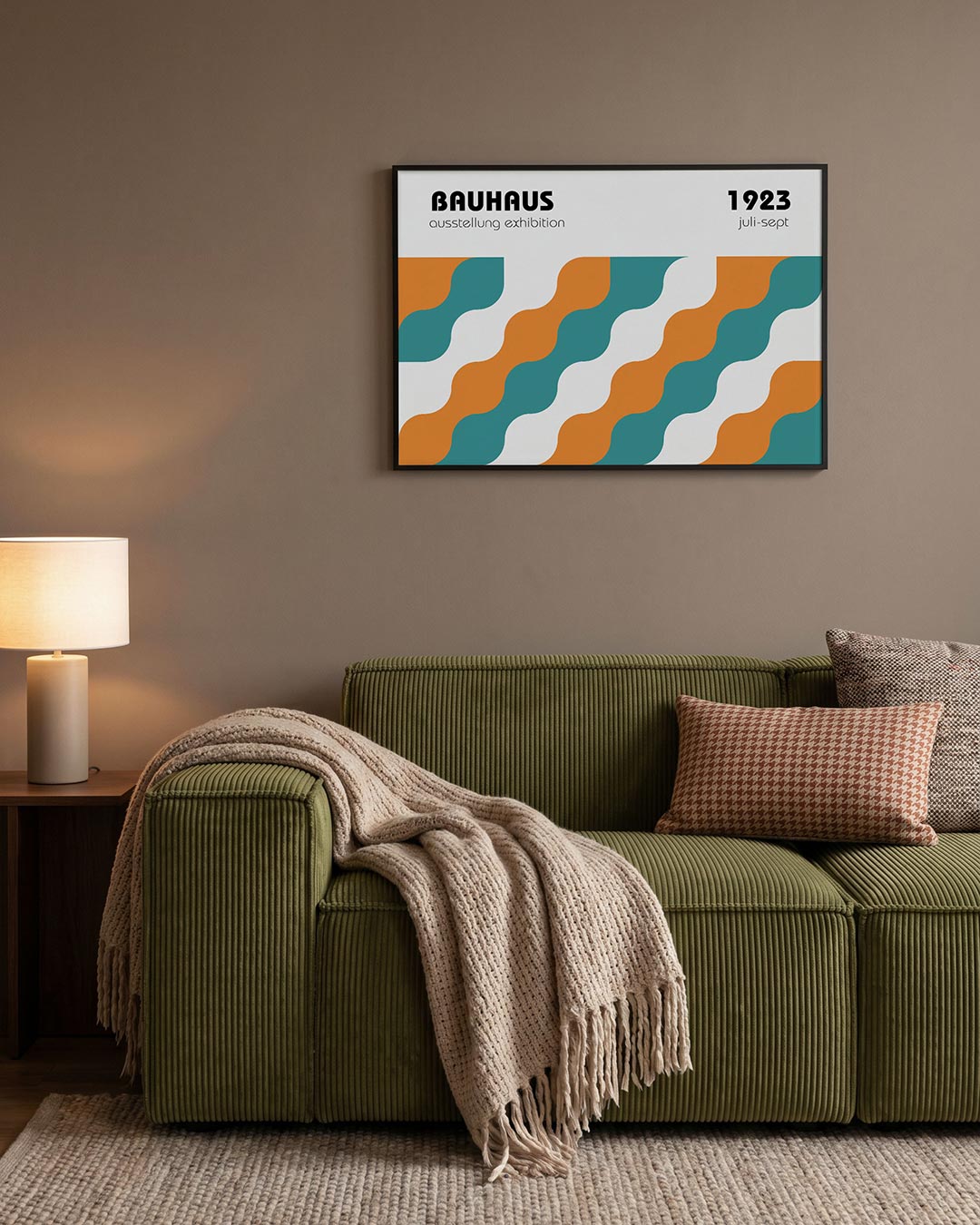 Golvend lijnenspel Poster