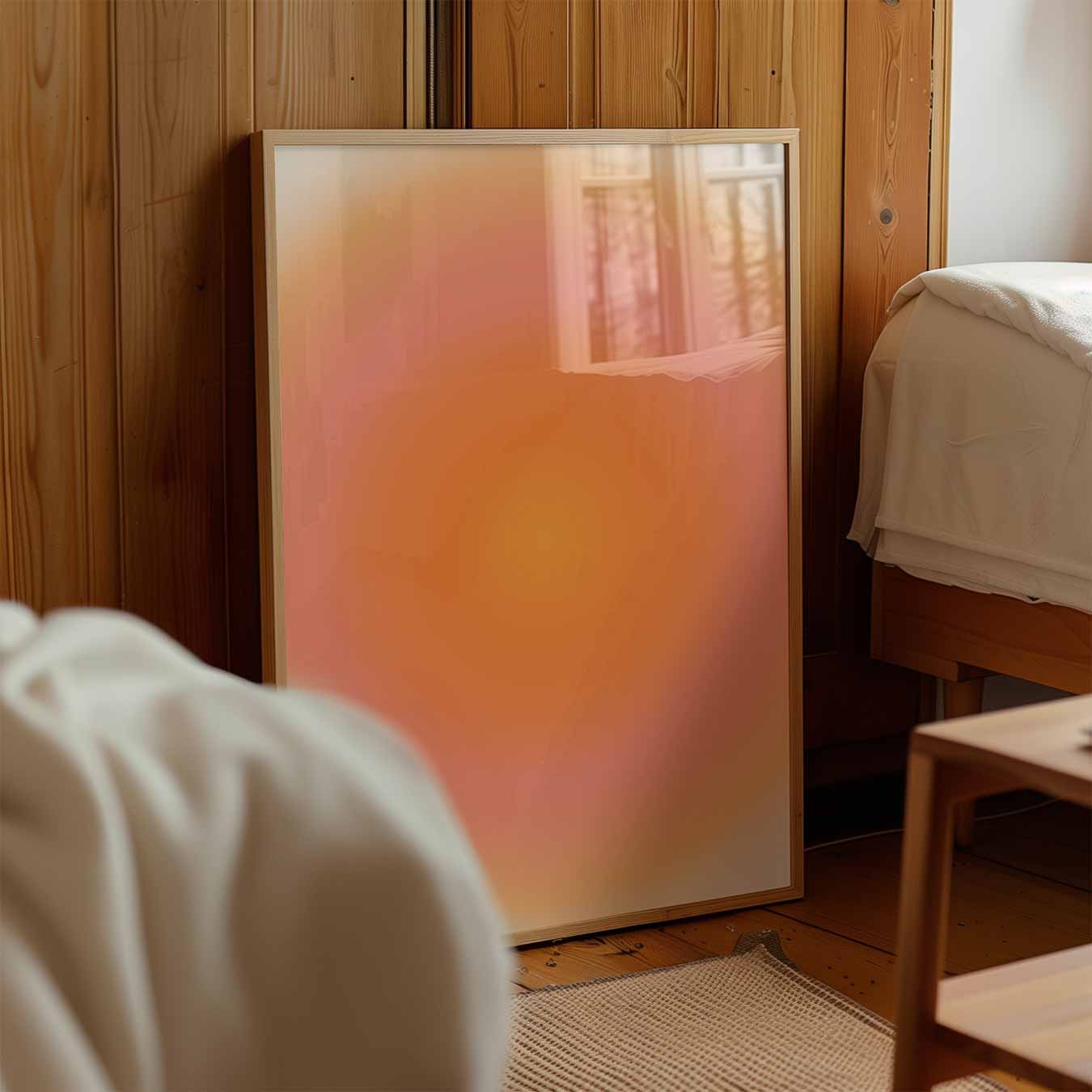 Zonsondergang Dromer Poster-WallArtistic
