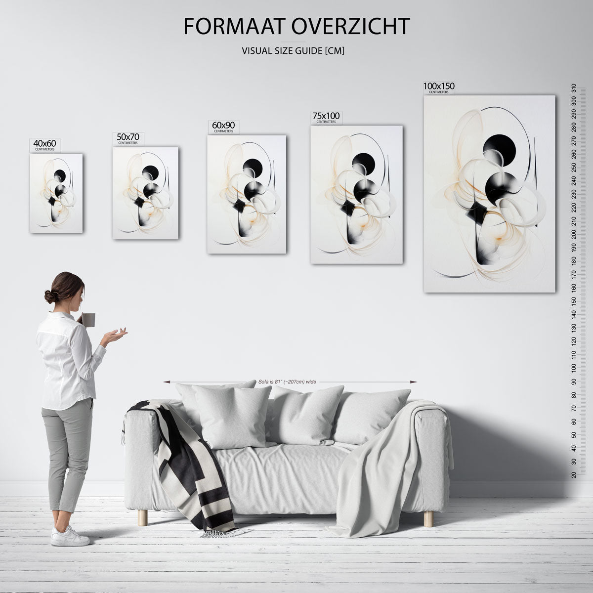 Organische vormen Kunstwerk