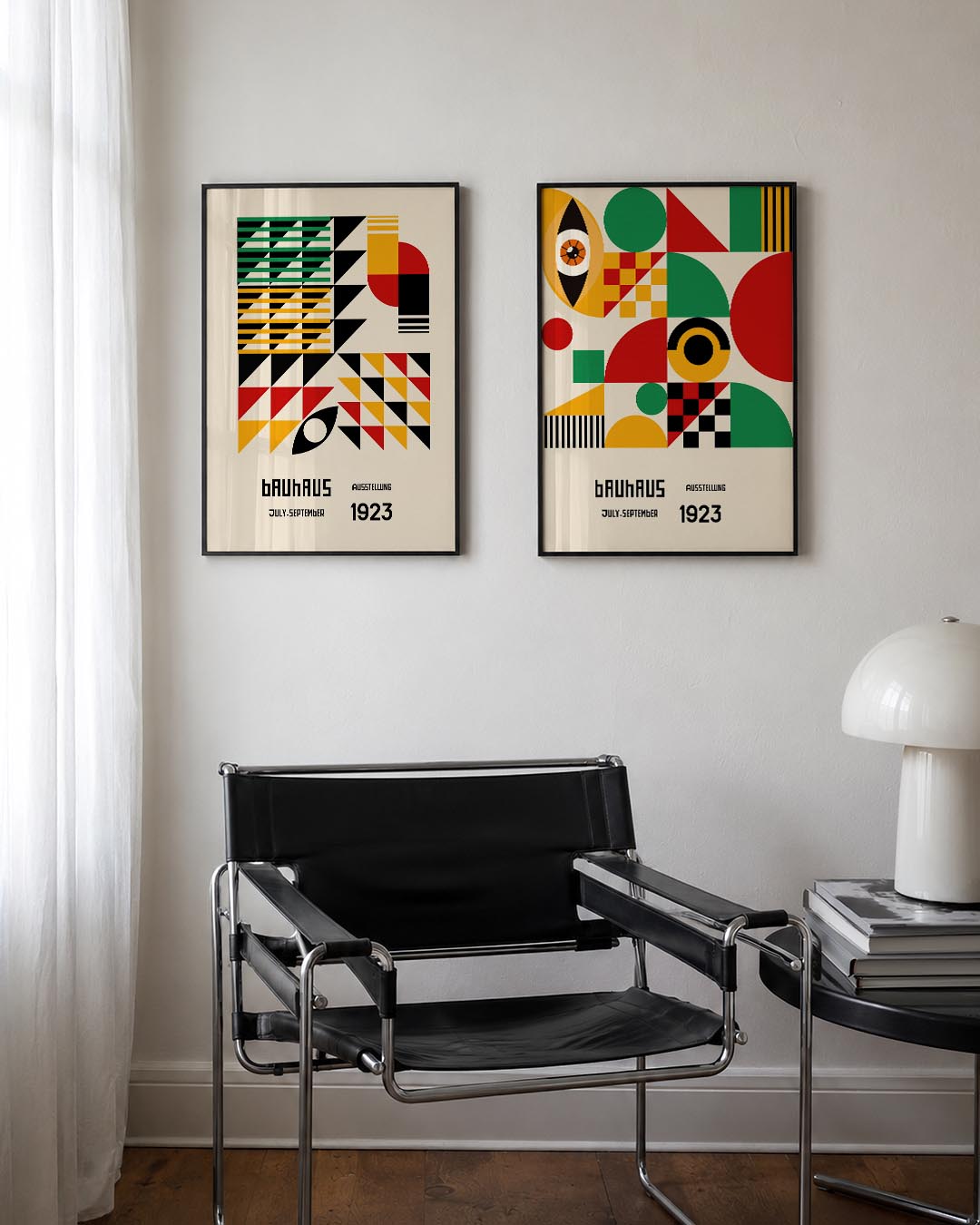 Vorm en kleurenspel Posterset