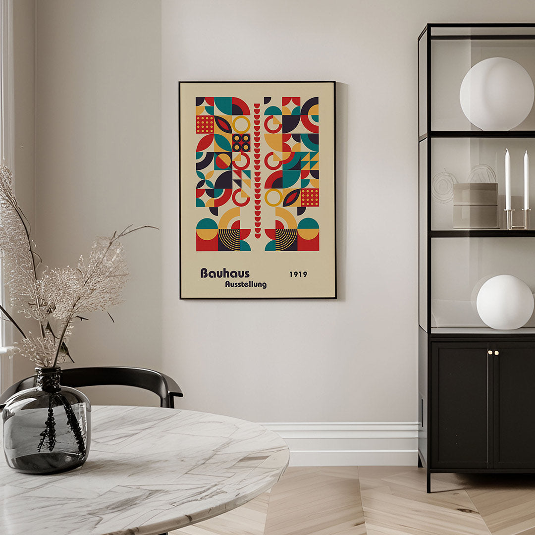 Vormritme en kleur Poster