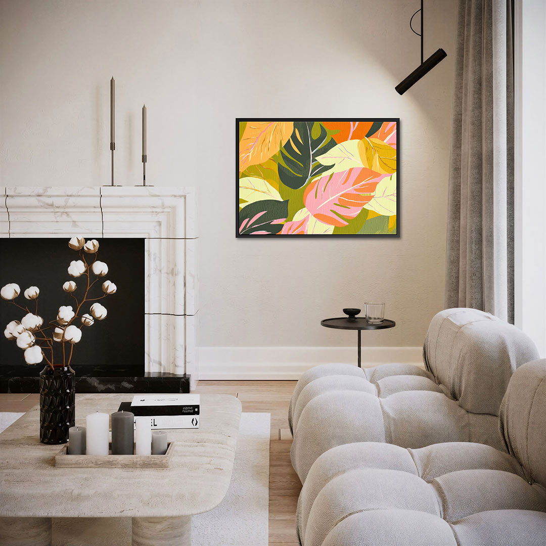 Vrolijke bladeren Kunstwerk