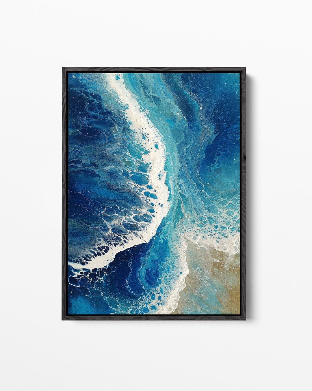 Dynamische oceaan golven Kunstwerk