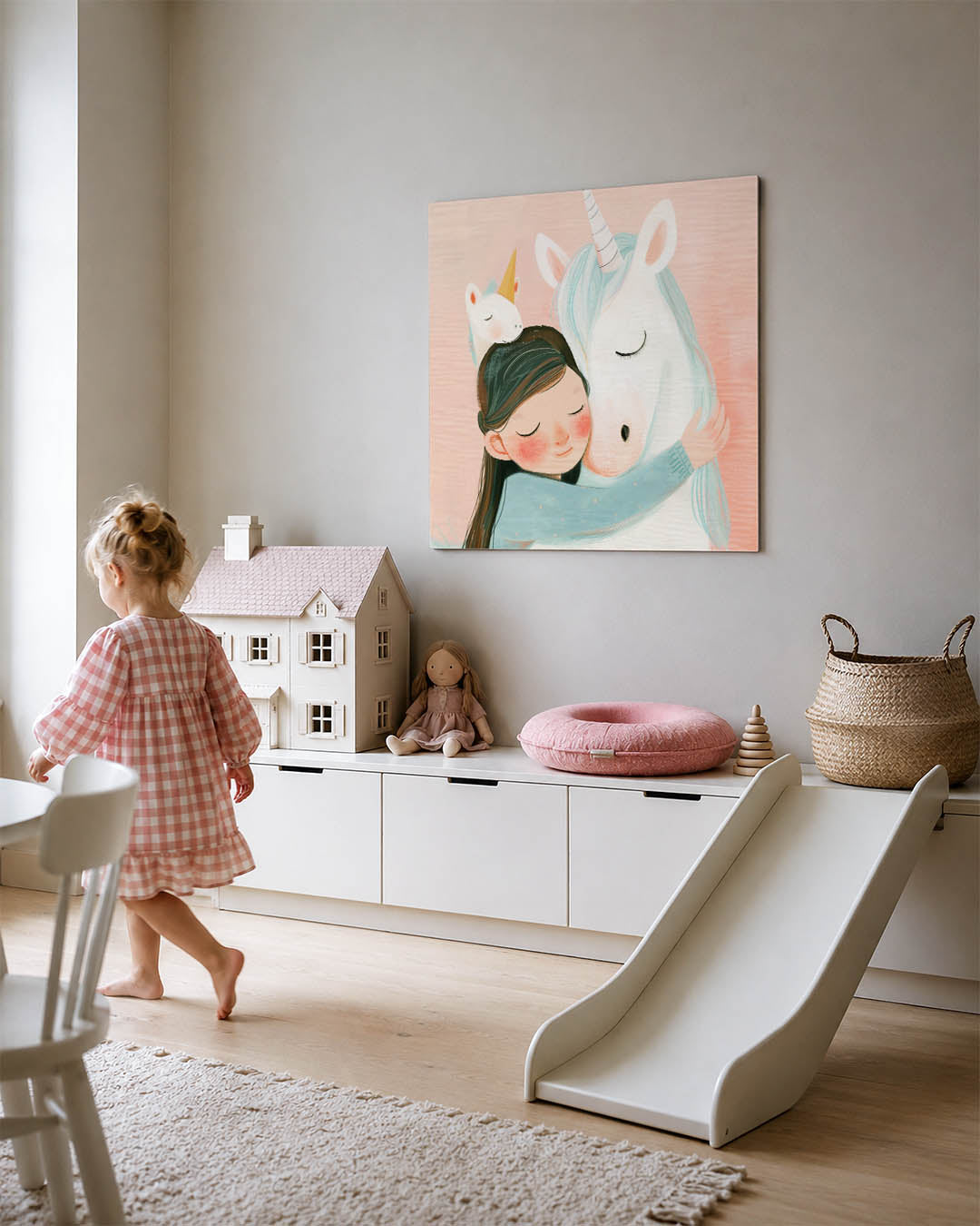 Dromerige omhelzing Kunstwerk