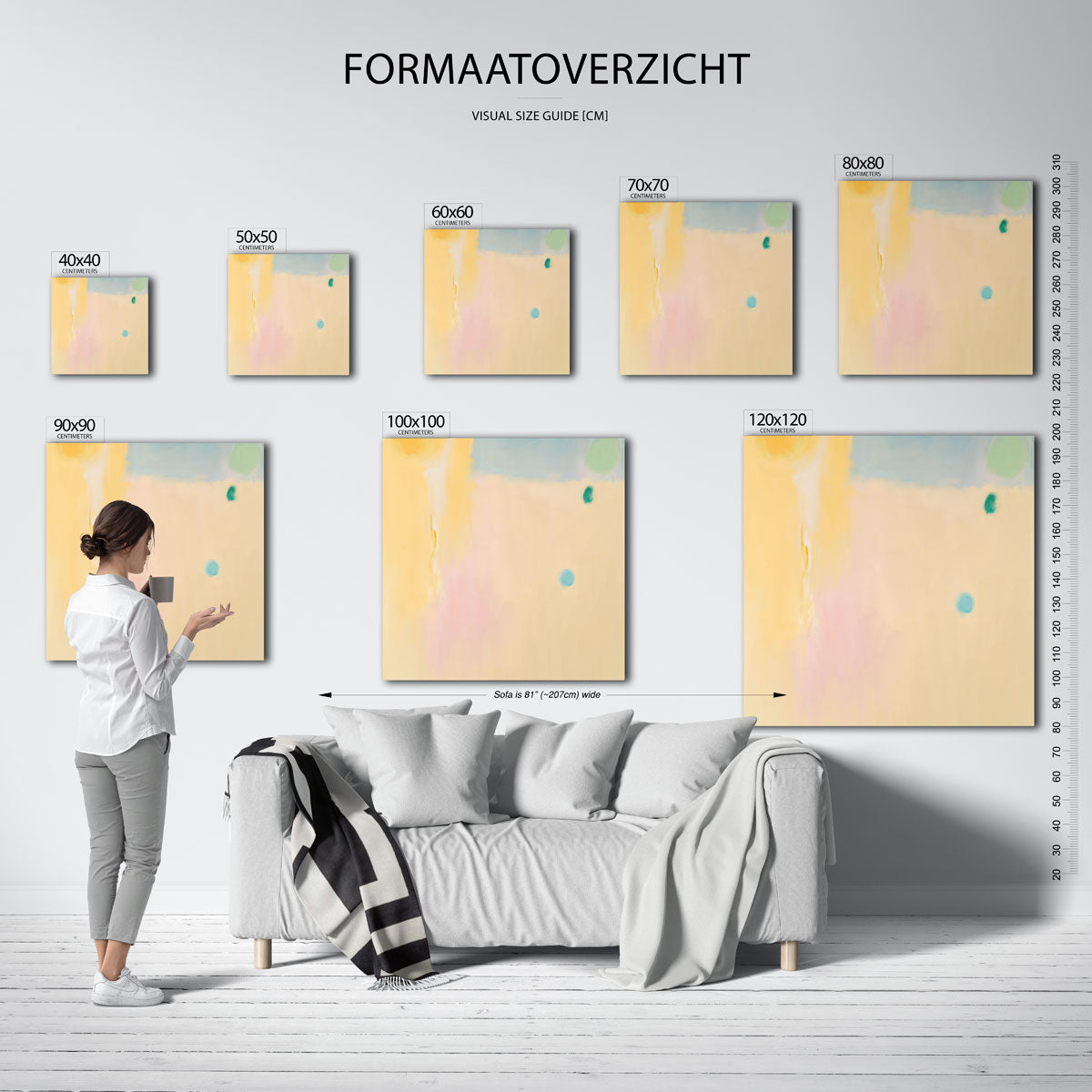 Abstracte vormen Poster