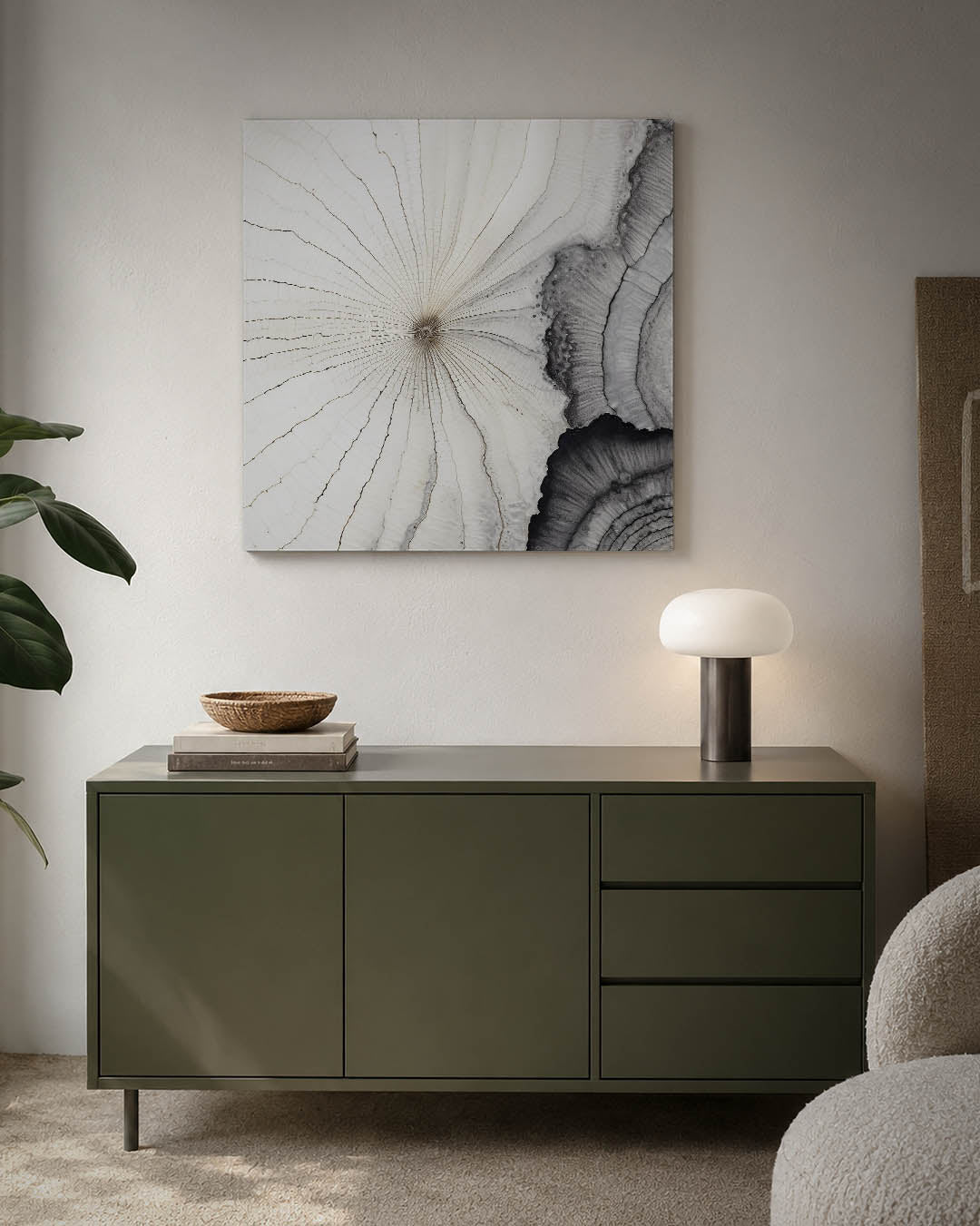 Organische lijnen Kunstwerk