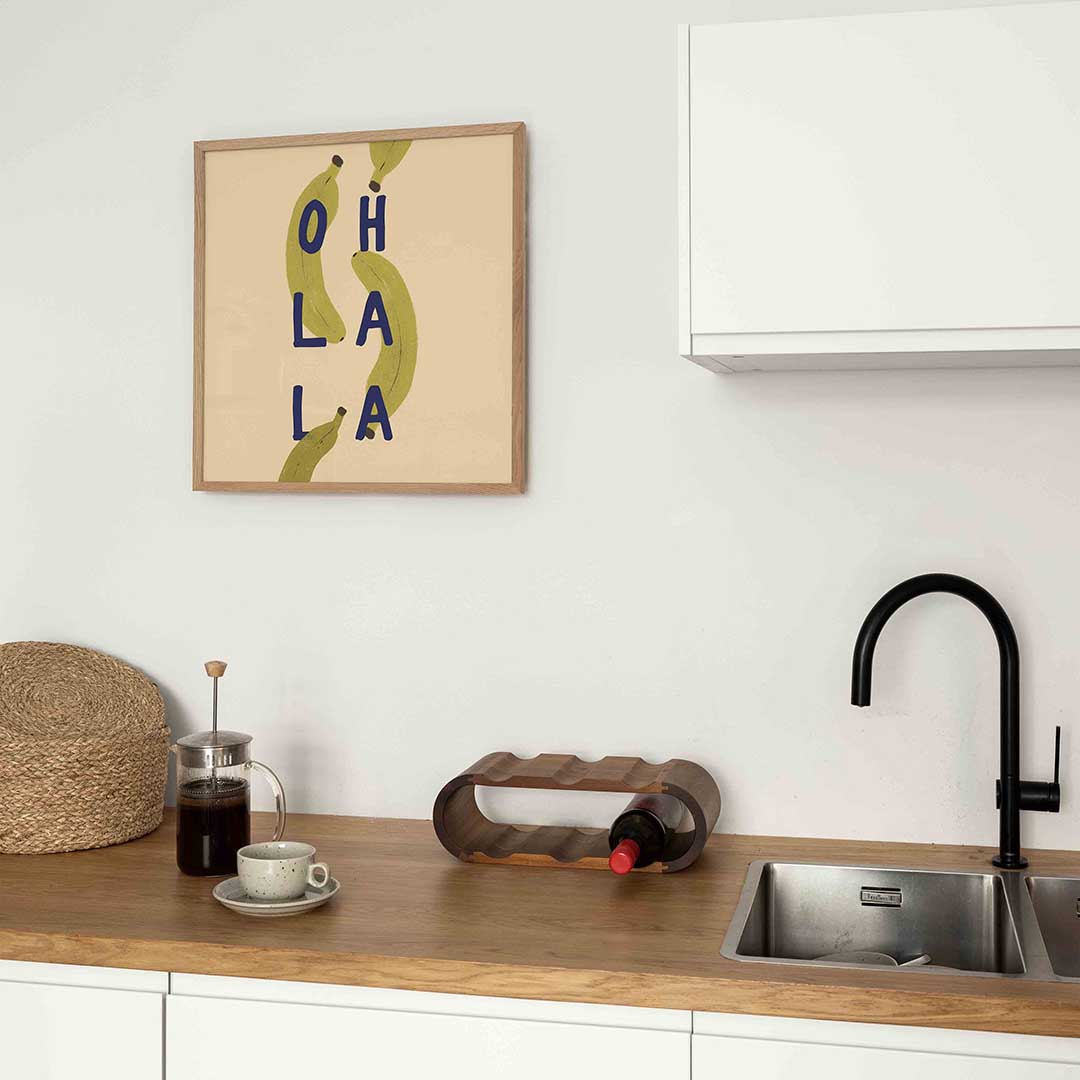 Bananen en letters Poster