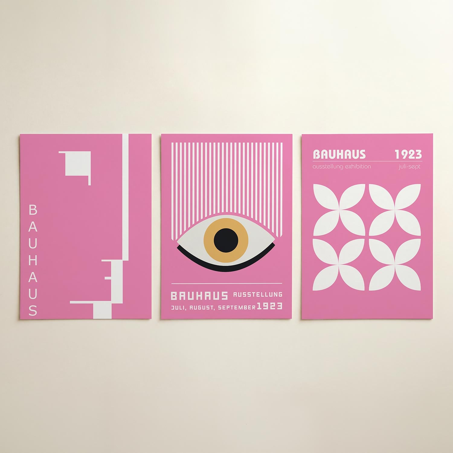 Vormen en vlakken Posterset