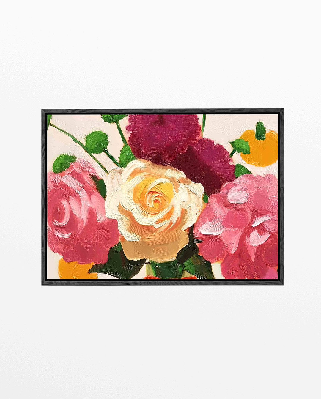 Bloemrijke compositie Kunstwerk