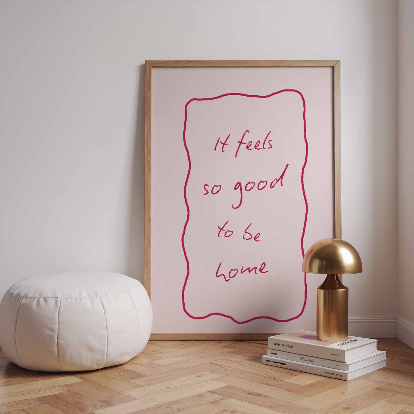 Gezellige Thuis Poster-WallArtistic