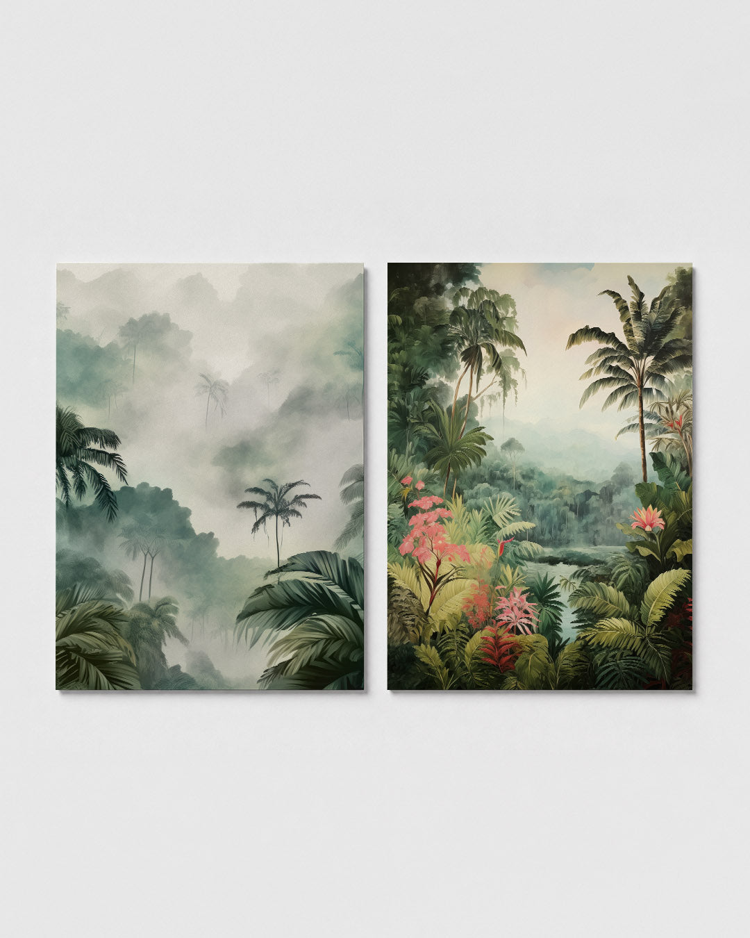 Mistige jungle Posterset