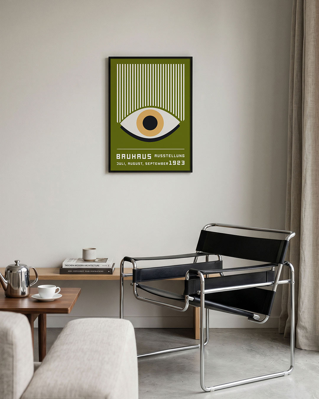 Oog en lijnen Poster