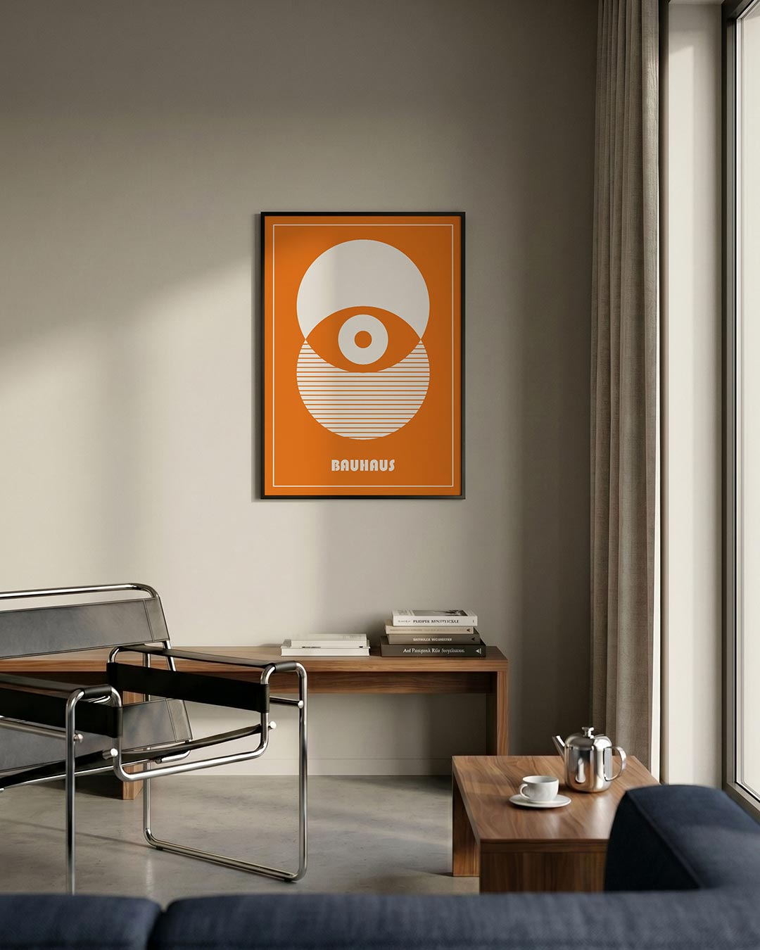 Cirkelvormen en lijnen Poster