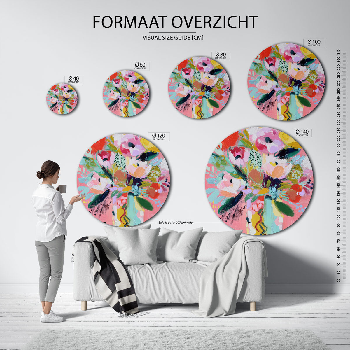 Bloemenpracht Muurcirkel