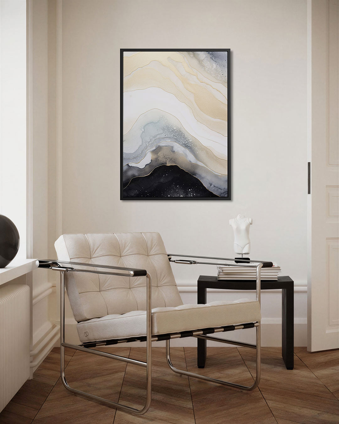 Gelaagde natuurelementen Kunstwerk