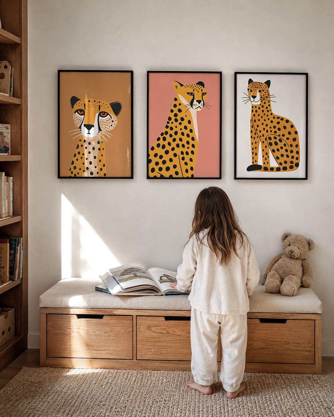 Vorm en vlekken Posterset